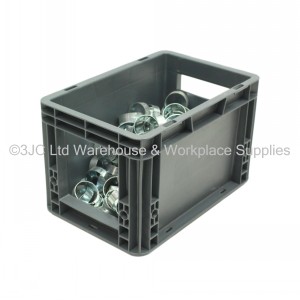 Heavy Duty Stacking Euro Box 30cm 7 Litre Open Window